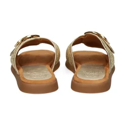 UNISA Sandalias planas de Mujer CRAY_YU ORO