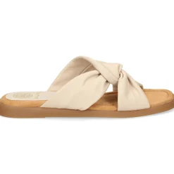 UNISA Sandalias planas de Mujer CAMBY_25_GRA MARFIL