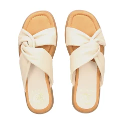 UNISA Sandalias planas de Mujer CAMBY_25_GRA MARFIL