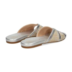 UNISA Sandalias planas de Mujer CHENEY_YU SILVER
