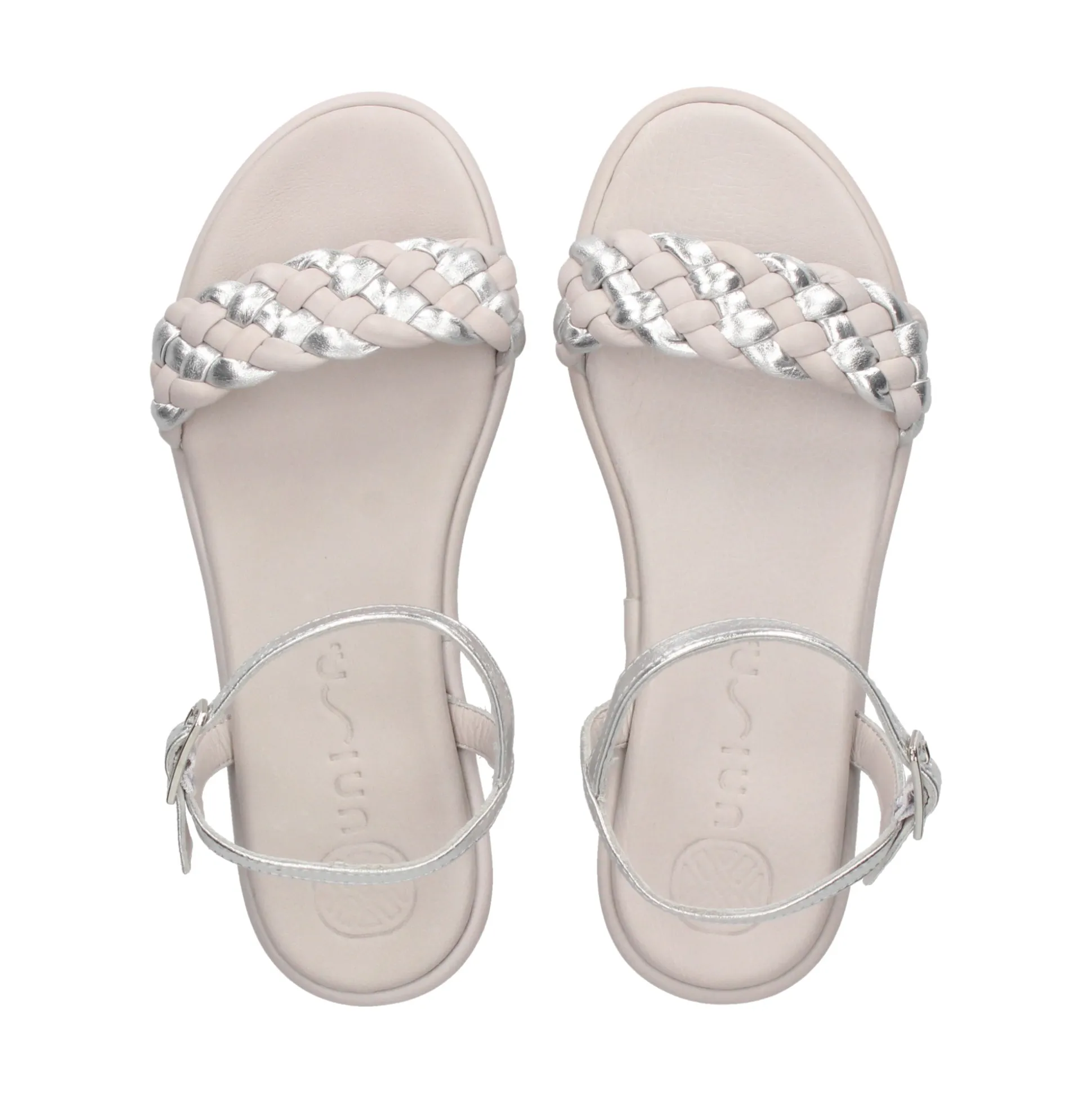 UNISA Sandalias planas de Mujer COSO_LMT SILVER