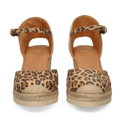 UNISA Zapatos cuña CACERES_25_LKD CINNAMON