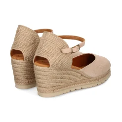 UNISA Zapatos cuña CACERES_23_ECL NATURAL