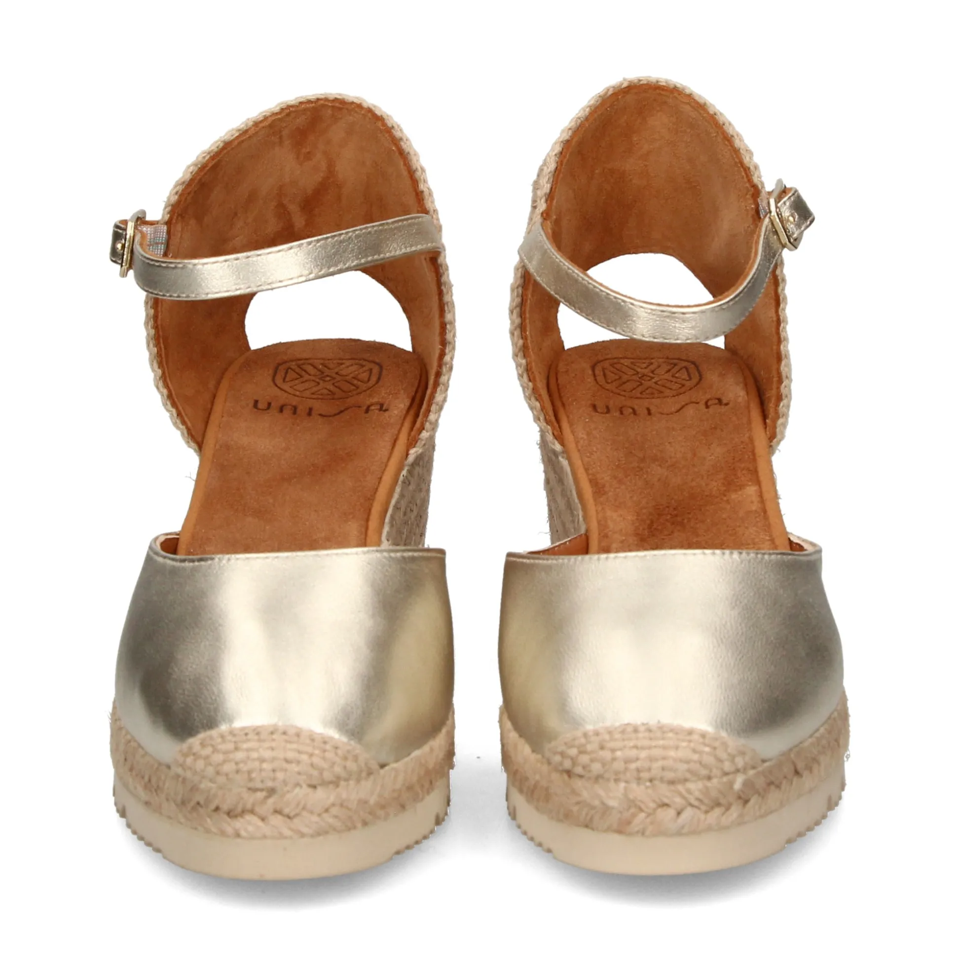 UNISA Zapatos cuña CACERES_23_LMT PLATINO
