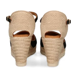 UNISA Zapatos cuña CASTILLA_23_KS NEGRO