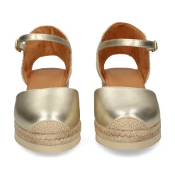 UNISA Zapatos cuña CISCA_25_LMT PLATINO