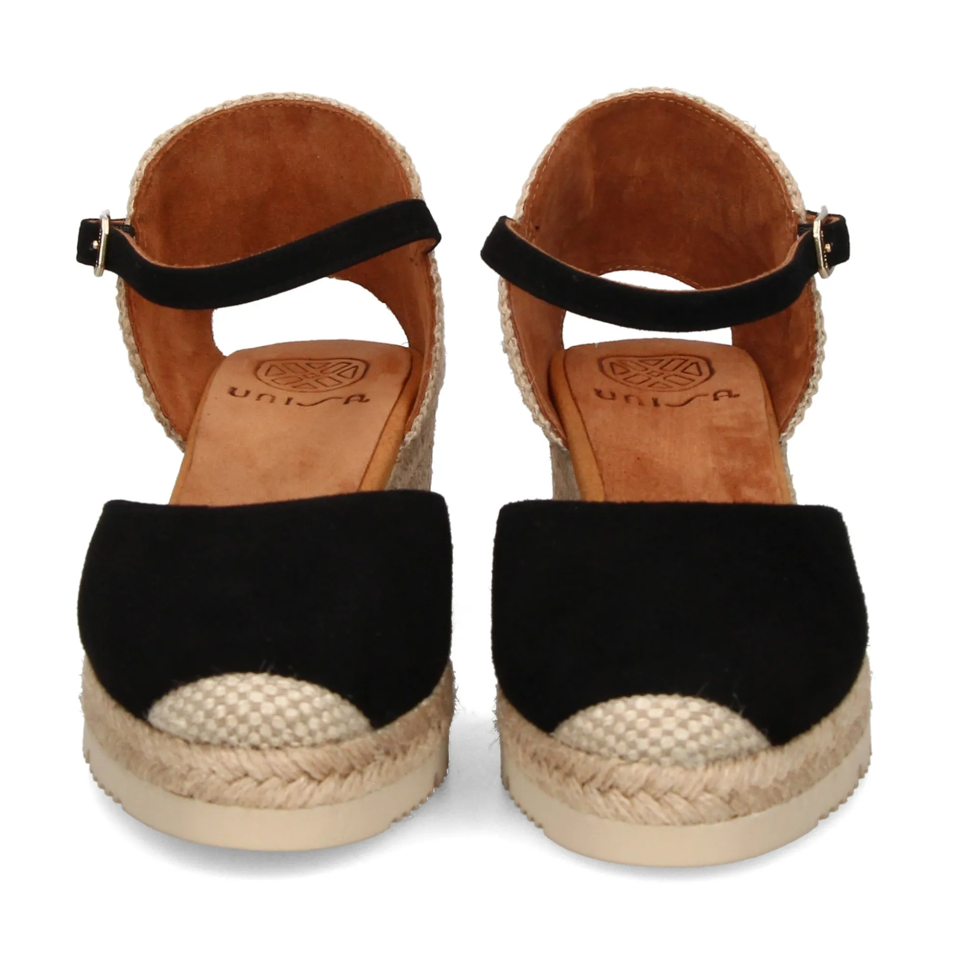 UNISA Zapatos cuña CISCA_25_KS NEGRO