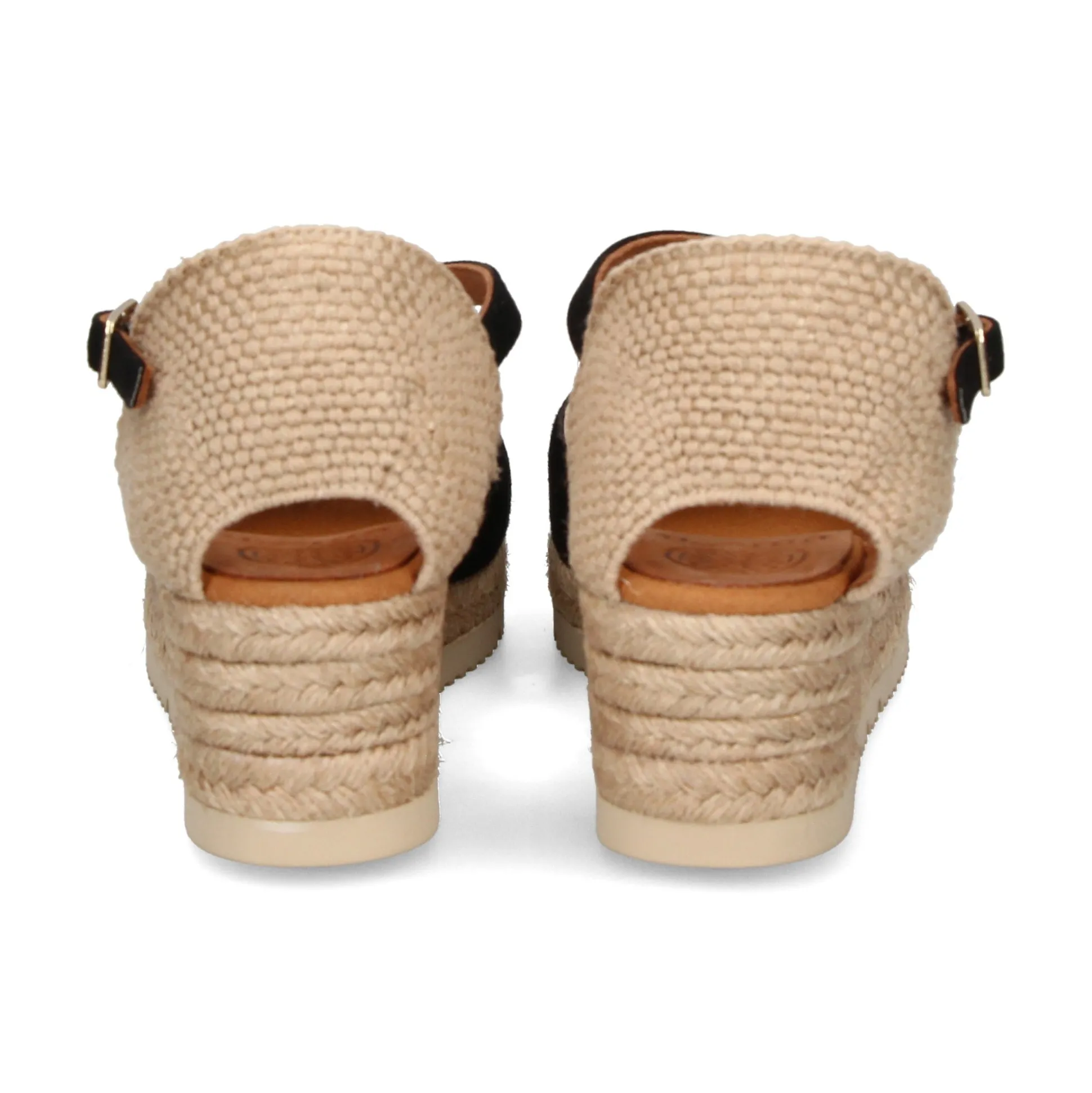 UNISA Zapatos cuña CISCA_25_KS NEGRO