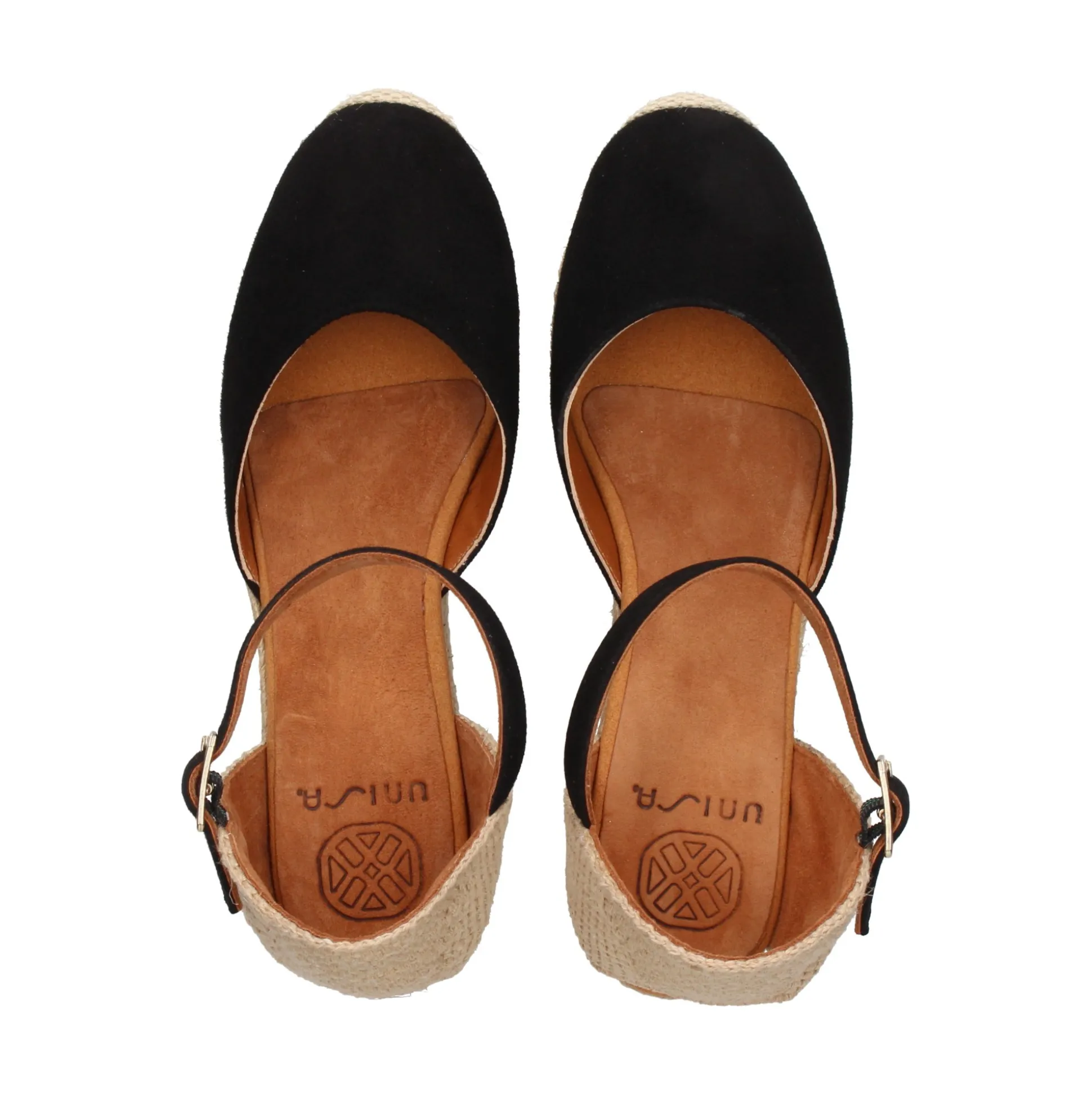 UNISA Zapatos cuña CISCA_25_KS NEGRO