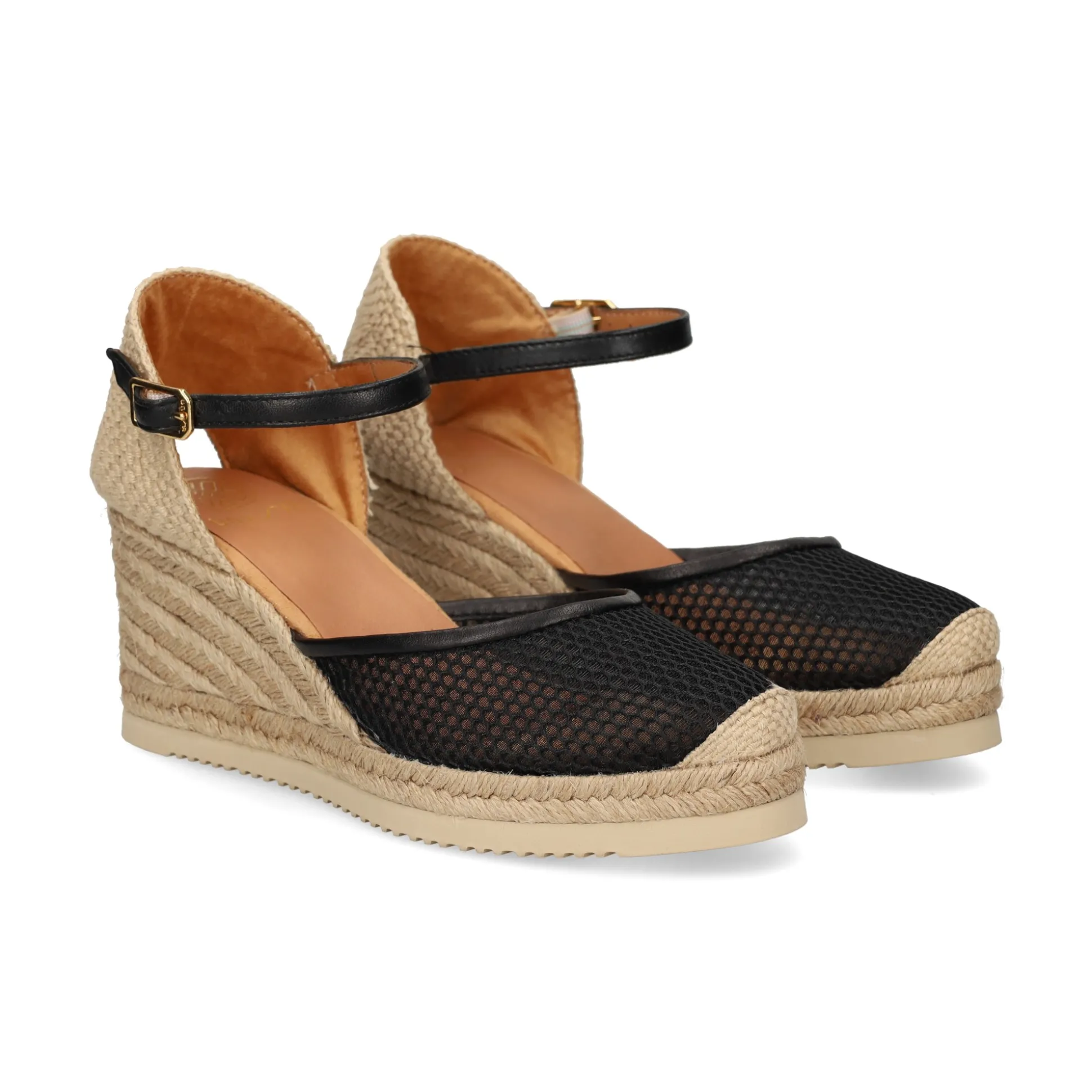 UNISA Zapatos cuña COREBO_NFI NEGRO