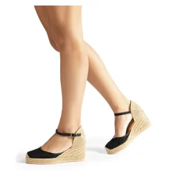 UNISA Zapatos cuña COREBO_NFI NEGRO