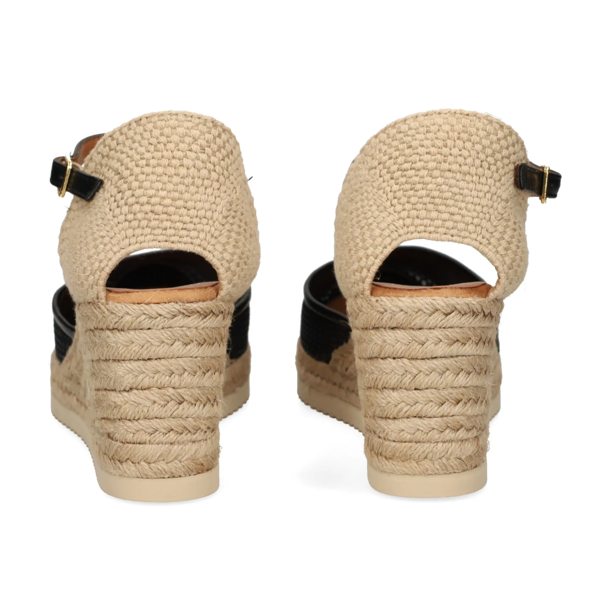 UNISA Zapatos cuña COREBO_NFI NEGRO