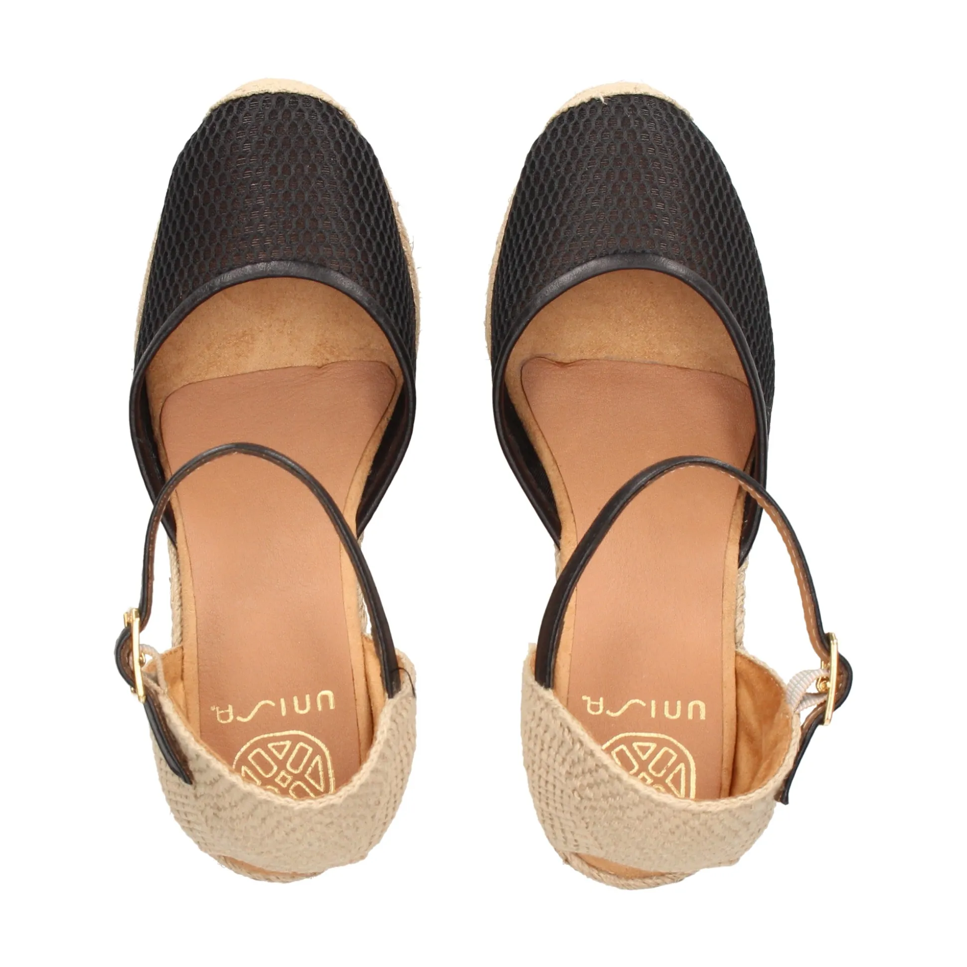 UNISA Zapatos cuña COREBO_NFI NEGRO