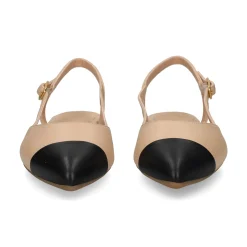 UNISA Zapatos planos de Mujer ASLEY_25_NTO SKIN/BLK