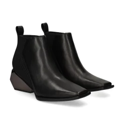 UNITED NUDE Botines con tacón de Mujer RICKY MID NEGRO