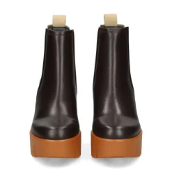UNITED NUDE Botines con tacón de Mujer GRIP CHELSEA MID IV COFFEE MIX