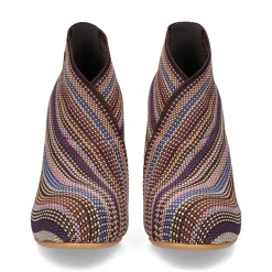 UNITED NUDE Botines con tacón de Mujer FOLD HI II CARAMEL