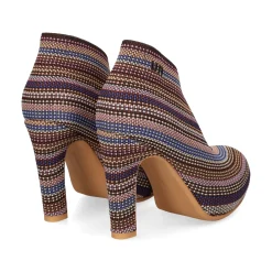 UNITED NUDE Botines con tacón de Mujer FOLD HI II CARAMEL