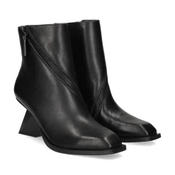 UNITED NUDE Botines con tacón de Mujer ROCKIT ZIP BOOTIE NEGRO