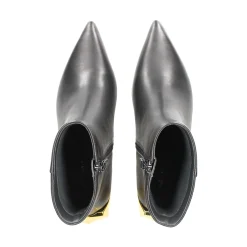 UNITED NUDE Botines con tacón de Mujer GEM BOOTIE HI BLACK+GOLD