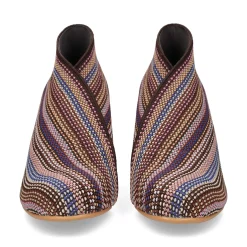 UNITED NUDE Botines con tacón de Mujer FOLD MID CARAMEL