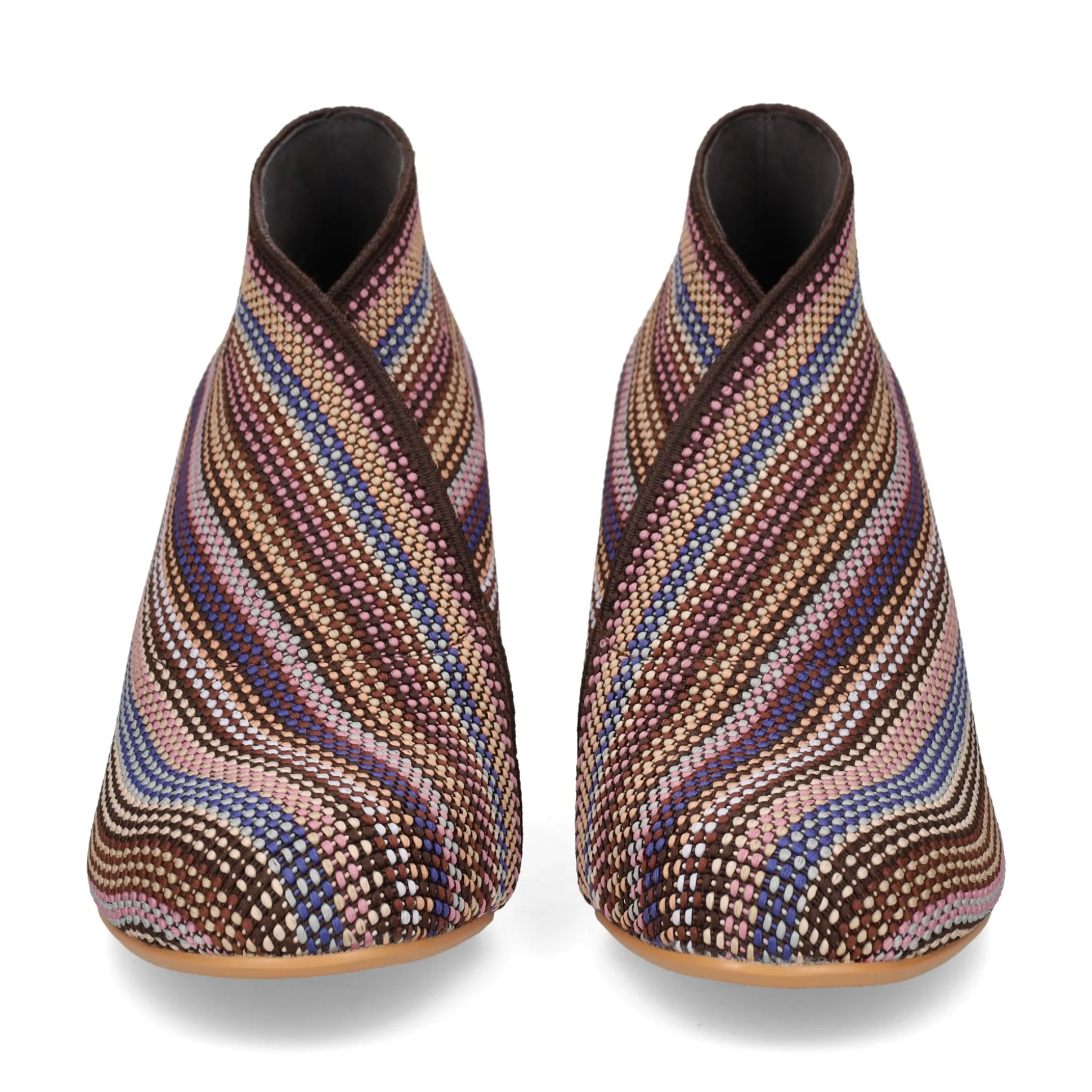 UNITED NUDE Botines con tacón de Mujer FOLD MID CARAMEL