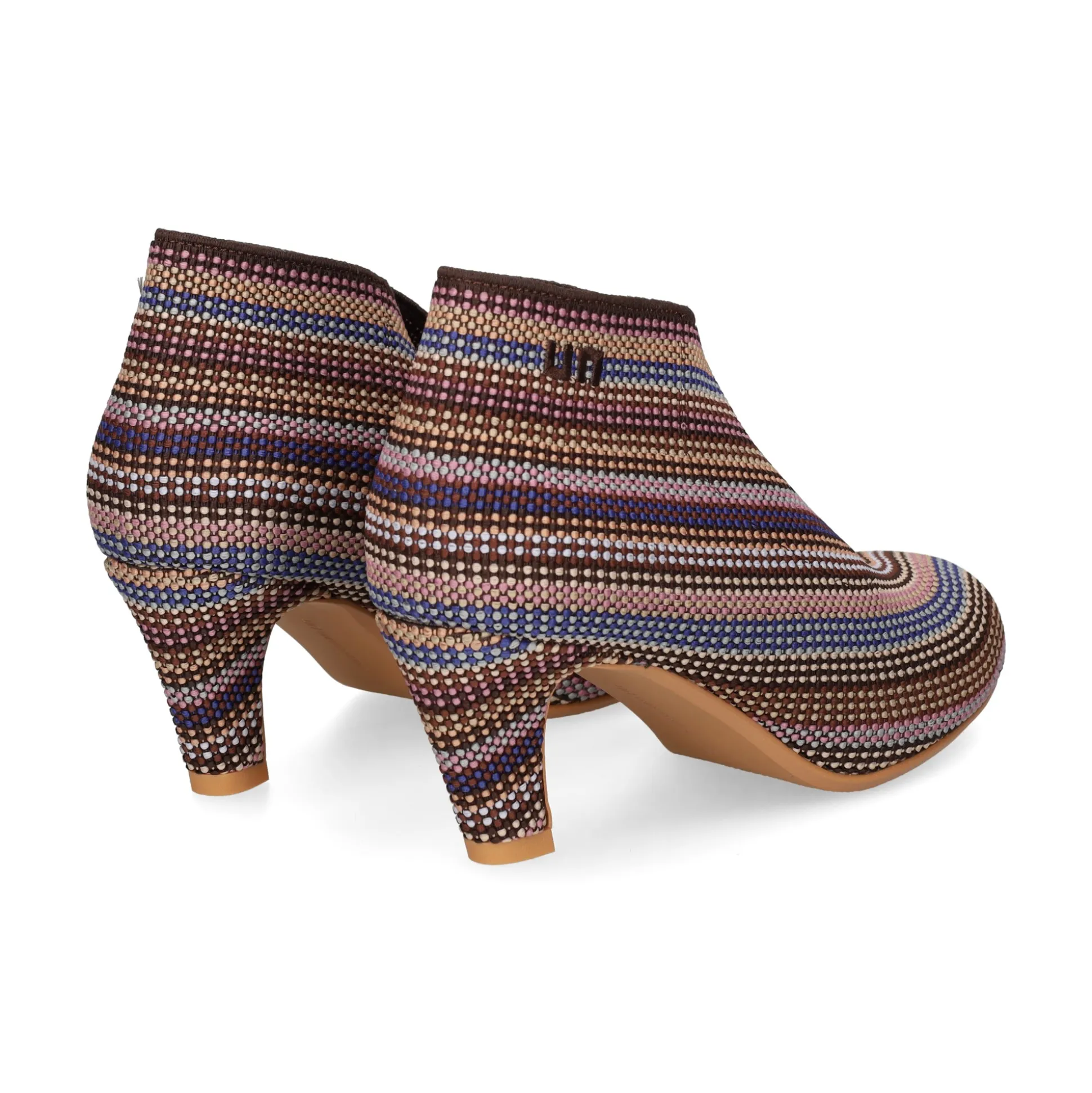 UNITED NUDE Botines con tacón de Mujer FOLD MID CARAMEL