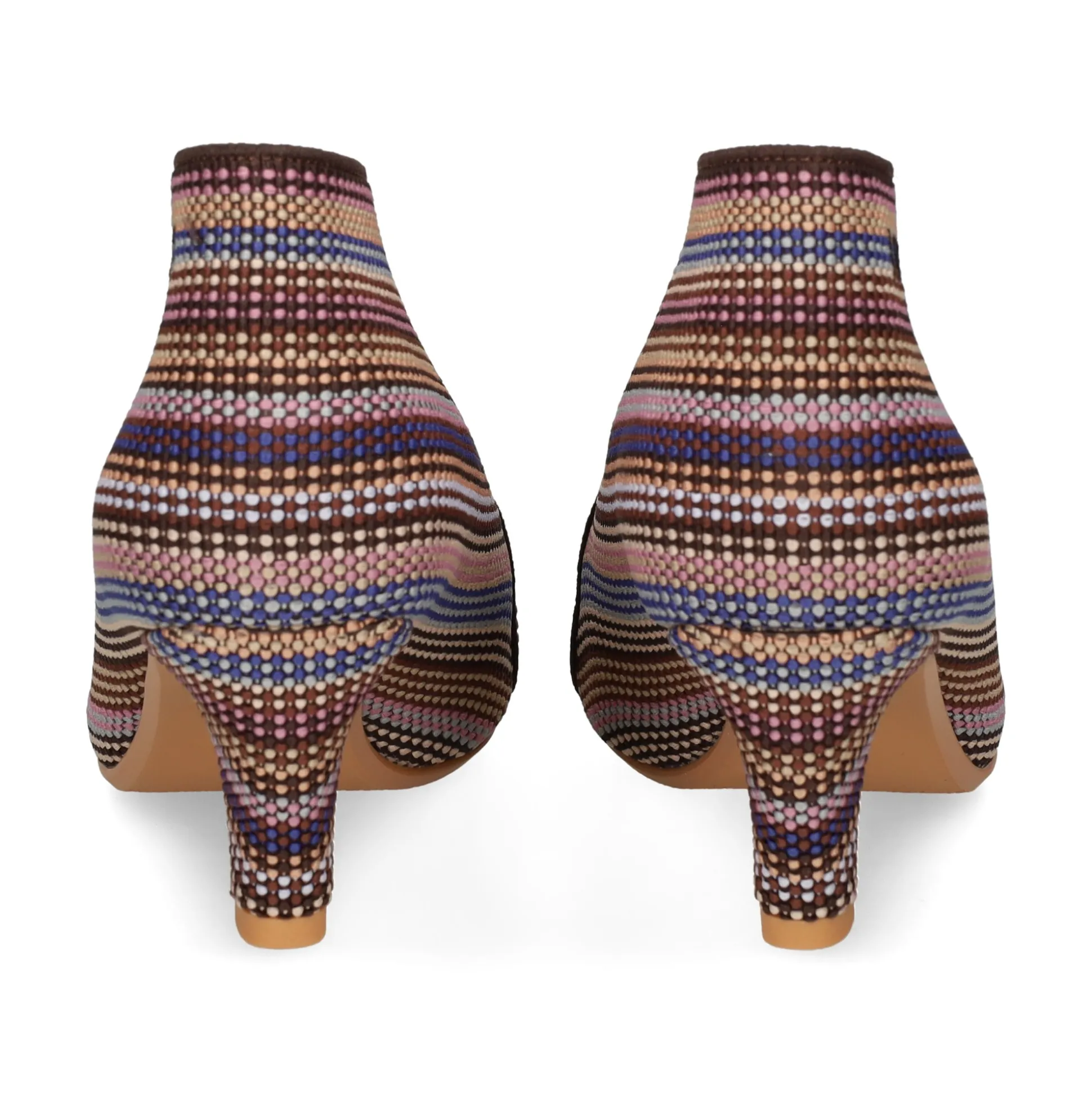 UNITED NUDE Botines con tacón de Mujer FOLD MID CARAMEL