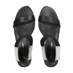 UNITED NUDE Sandalias con tacón de Mujer RAILA MID SILVER