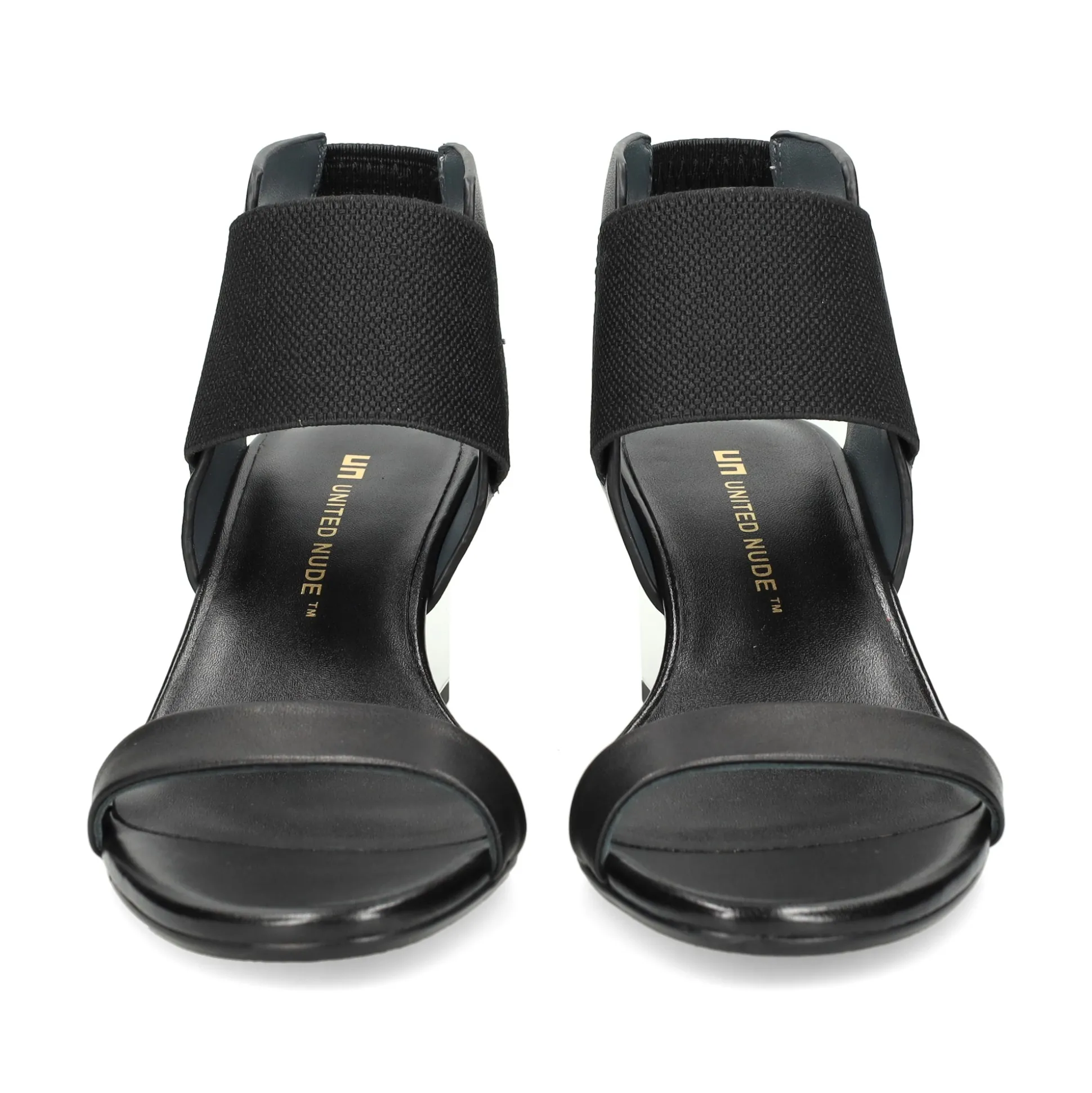 UNITED NUDE Sandalias con tacón de Mujer RAILA MID NEGRO