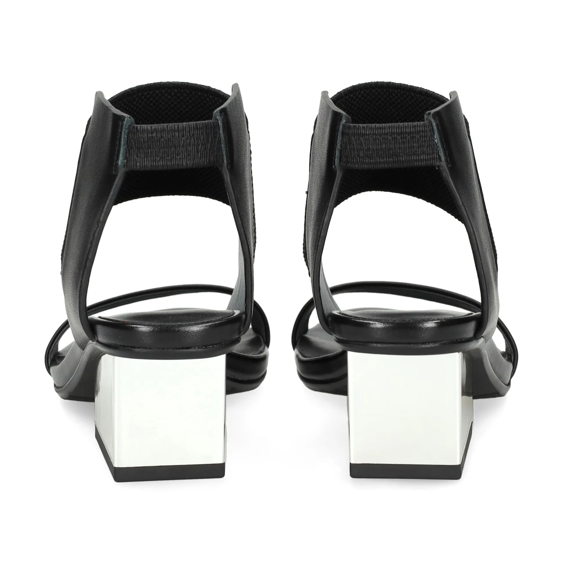 UNITED NUDE Sandalias con tacón de Mujer RAILA MID NEGRO