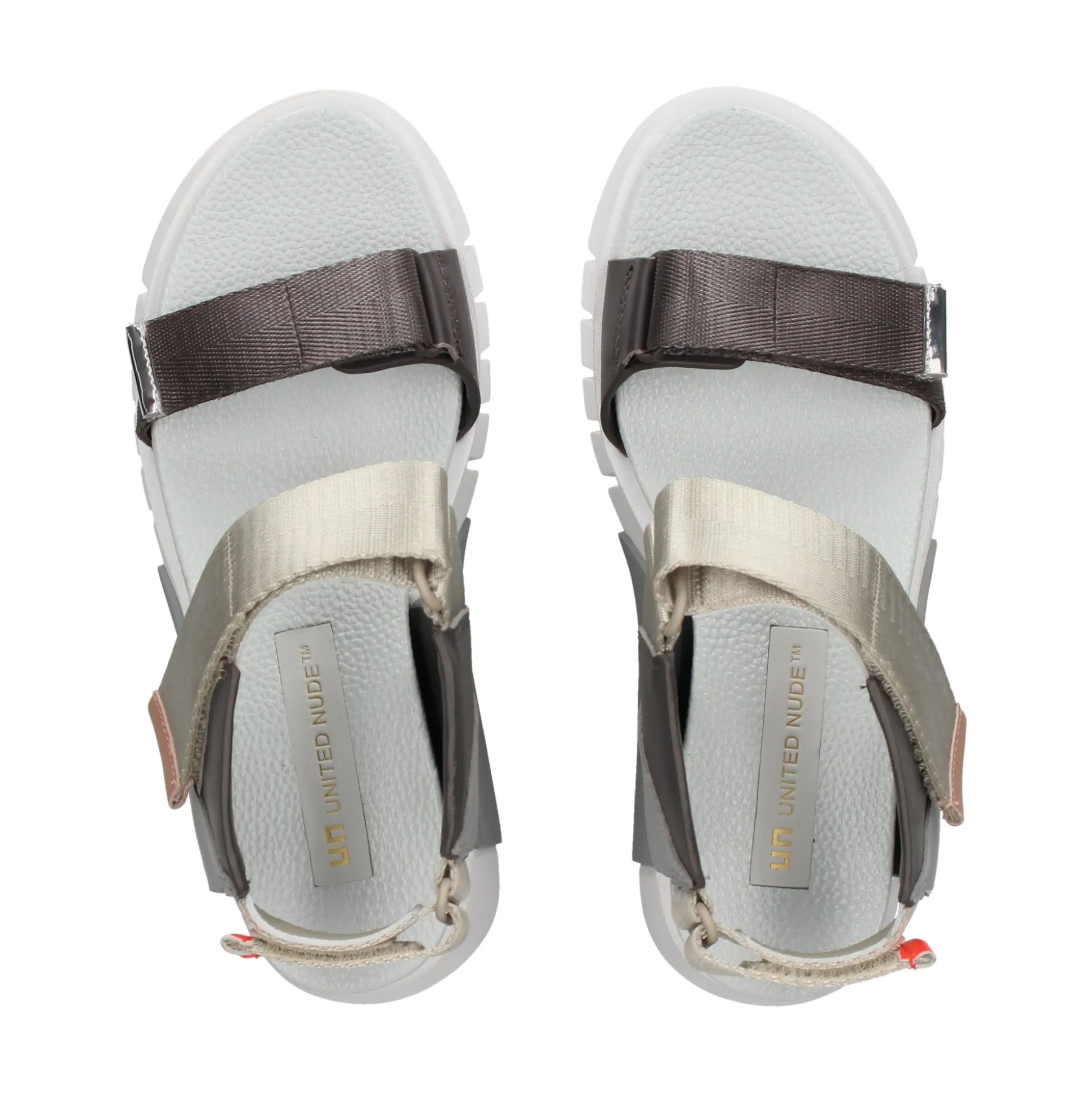 UNITED NUDE Sandalias con plataforma de Mujer DELTA RUN NEUTRALS