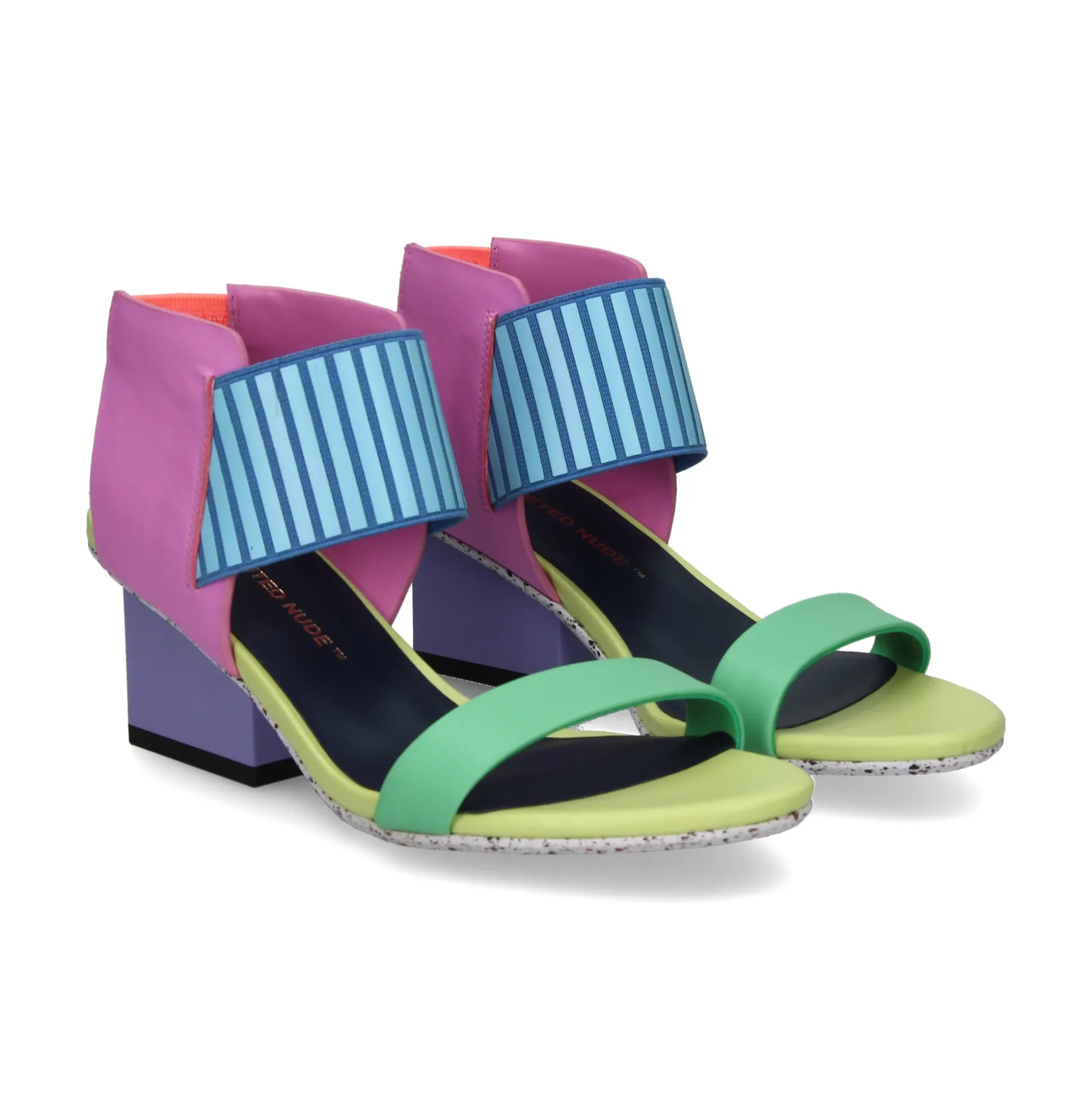 UNITED NUDE Sandalias con tacón de Mujer RAILA MID RESORT