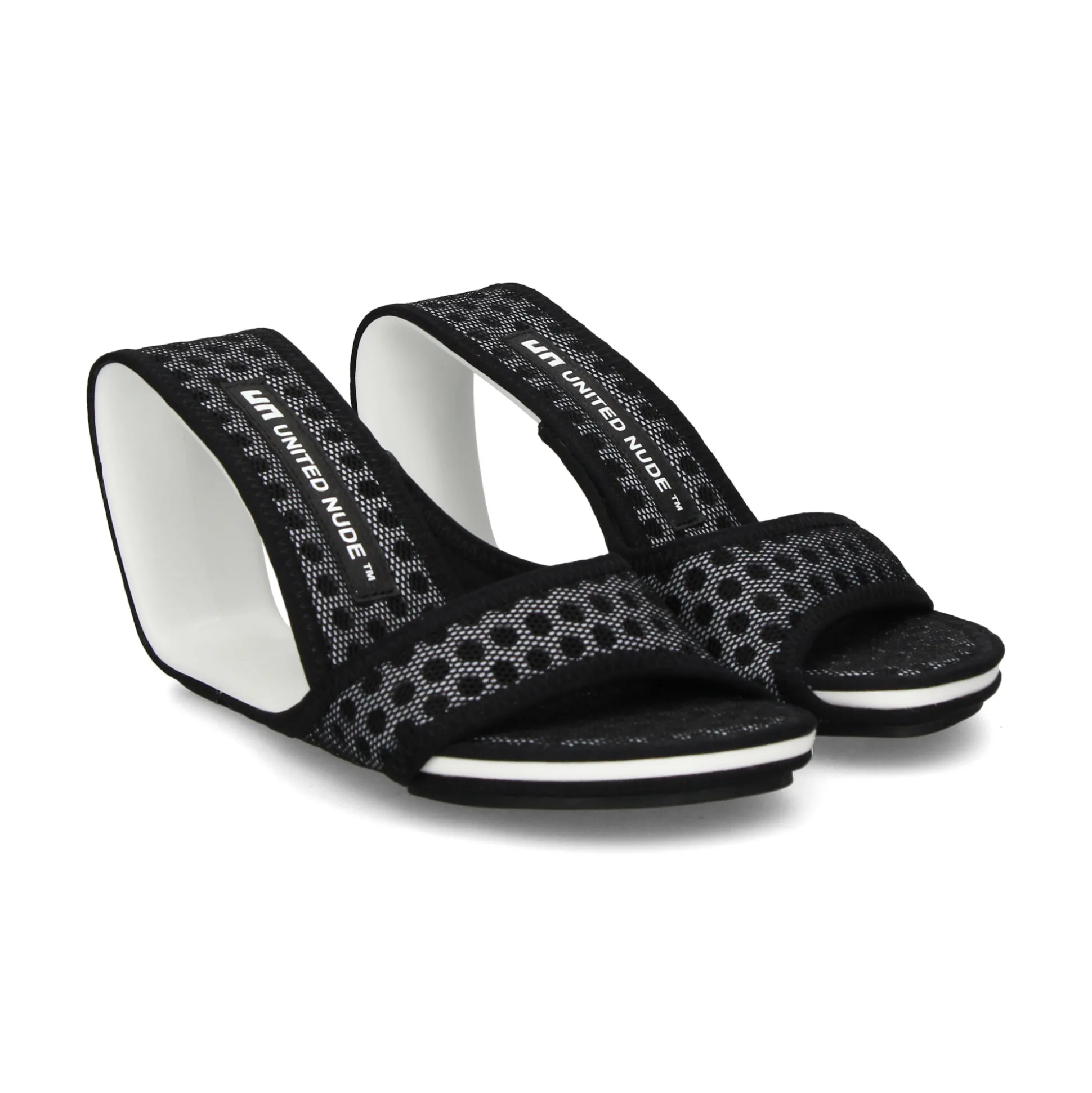 UNITED NUDE Sandalias cuña de Mujer MOBIUS HI SURF BLACK