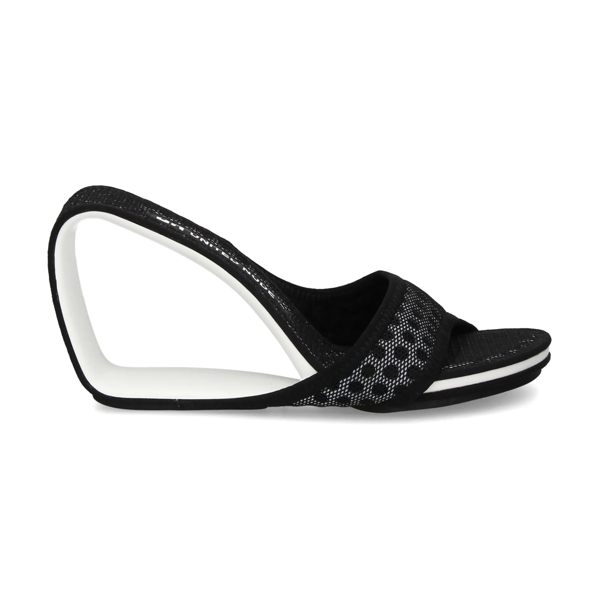 UNITED NUDE Sandalias cuña de Mujer MOBIUS HI SURF BLACK