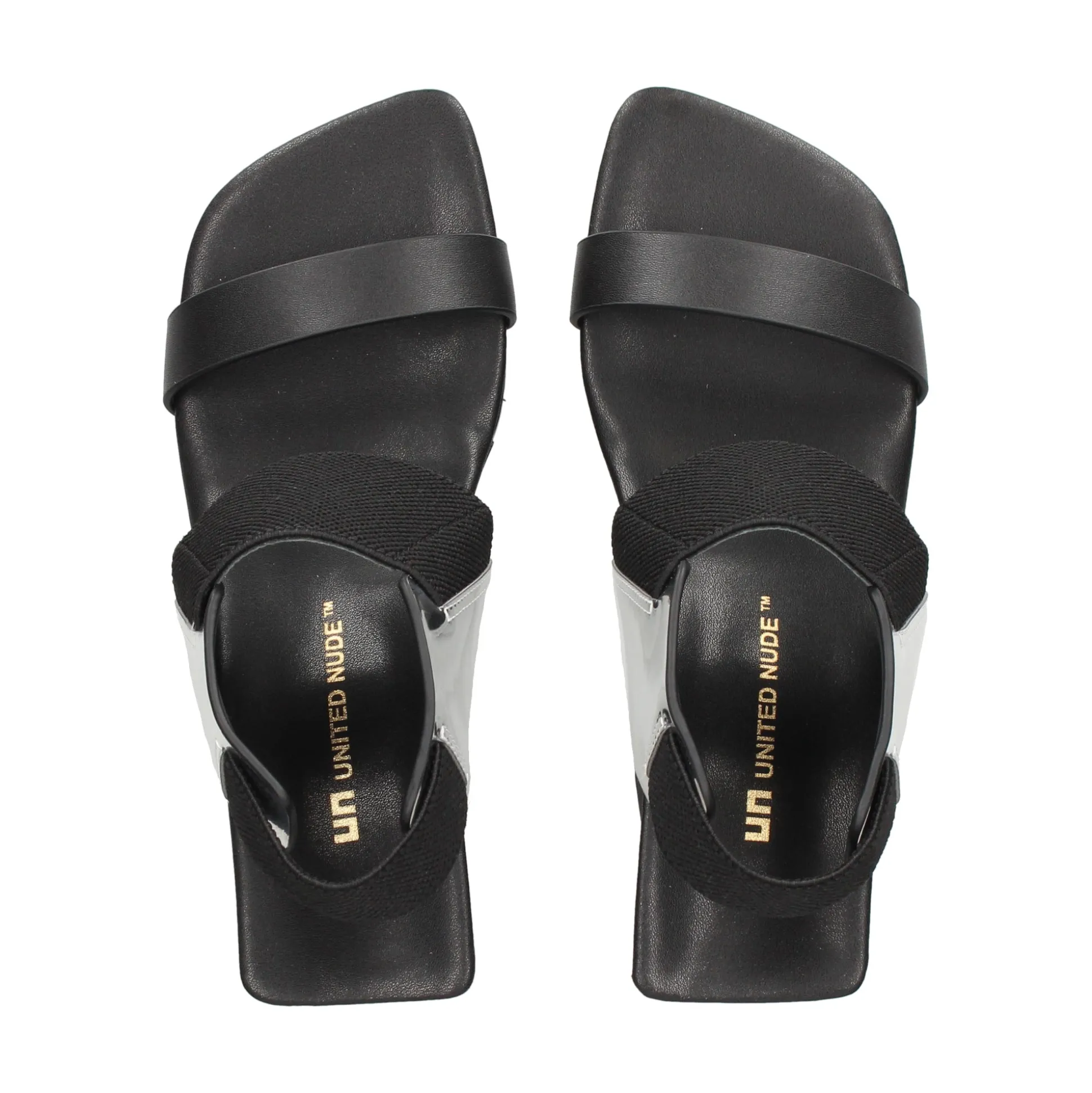 UNITED NUDE Sandalias cuña de Mujer LOOP REIKI HI SILVER