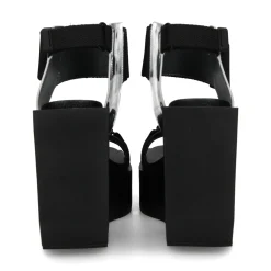 UNITED NUDE Sandalias cuña de Mujer WA HI MIRROR SILVER