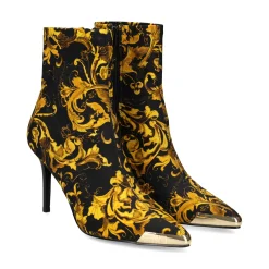 VERSACE JEANS Botines con tacón de Mujer 79VA3S51 G89 BLACK/GOLD