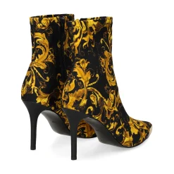 VERSACE JEANS Botines con tacón de Mujer 79VA3S51 G89 BLACK/GOLD
