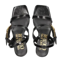 VERSACE JEANS Sandalias con tacón de Mujer 79VA3S71 899 BLACK