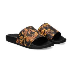 VERSACE JEANS Sandalias de Hombre 79YA3SQ4 G89 BLACK/GOLD