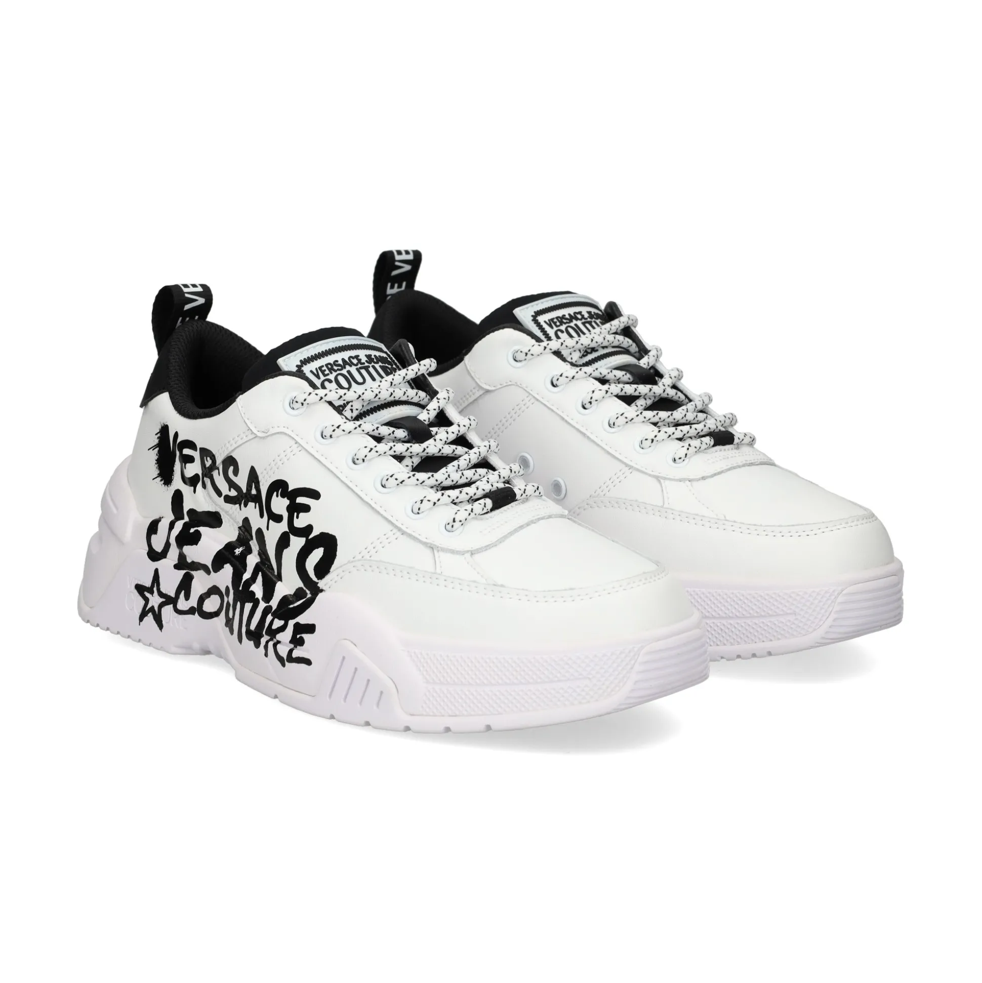 VERSACE JEANS Zapatillas de Hombre 77YA3SF1 003 WHITE