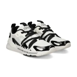 VERSACE JEANS Zapatillas de Hombre 79YA3SA8 L02 WHITE/BLAC