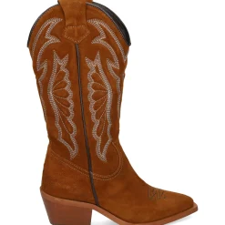 VEXED SHOES COMPANY Botines con tacón de Mujer KADY 7120 COGNAC OSCURO