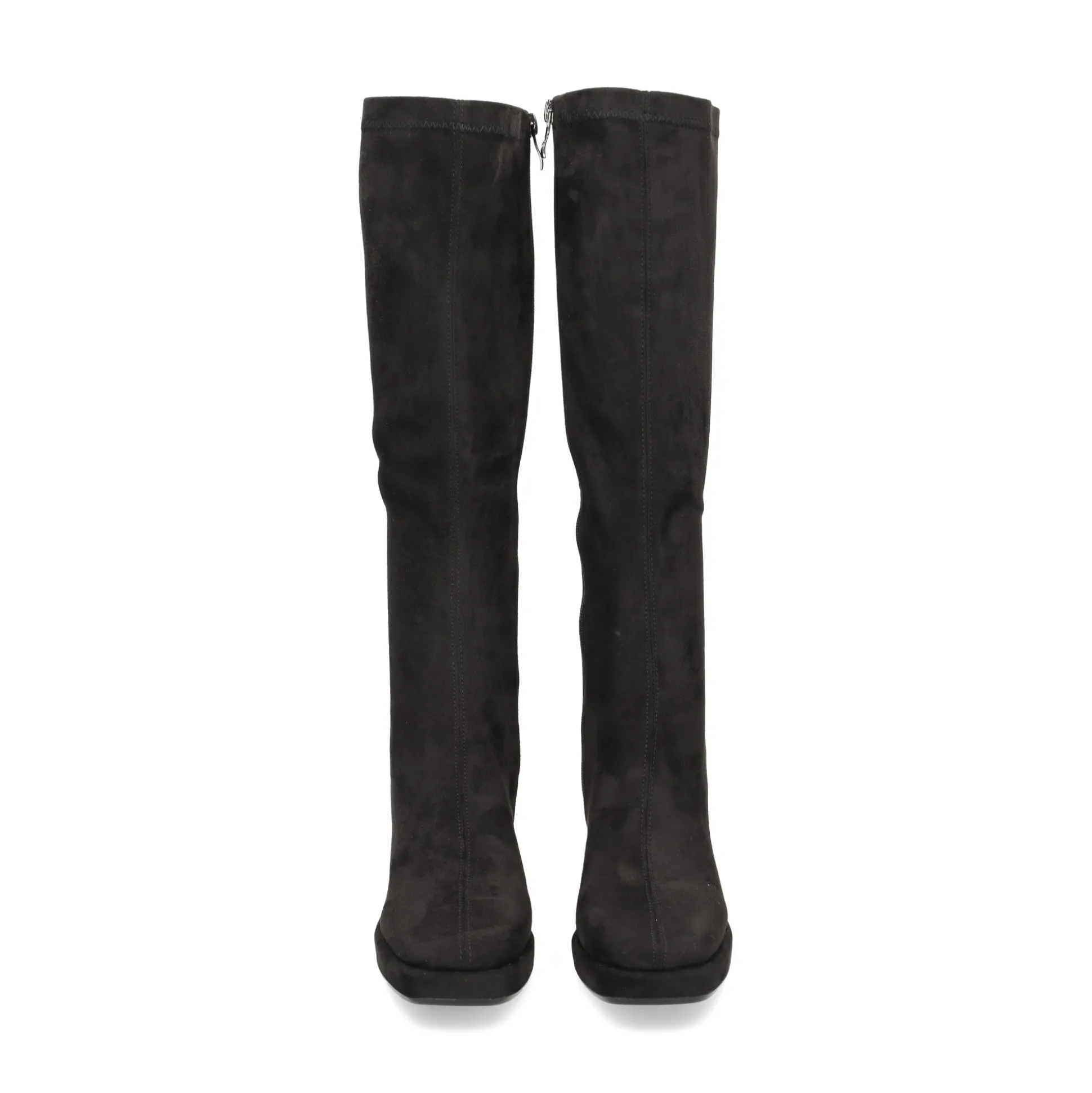 VIBES Botas con tacón de Mujer VB2311 NEGRO