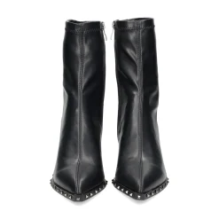 VIBES Botas con tacón de Mujer VB2306 NEGRO