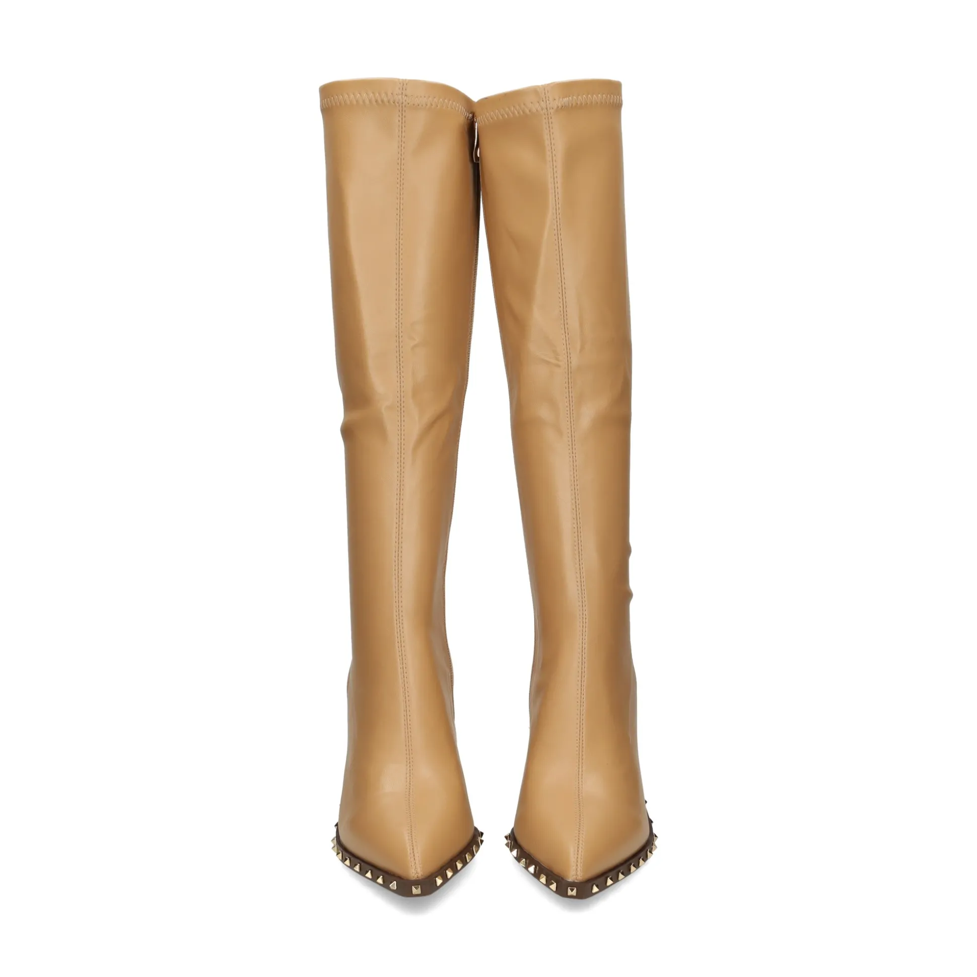 VIBES Botas con tacón de Mujer VB2305 SAND