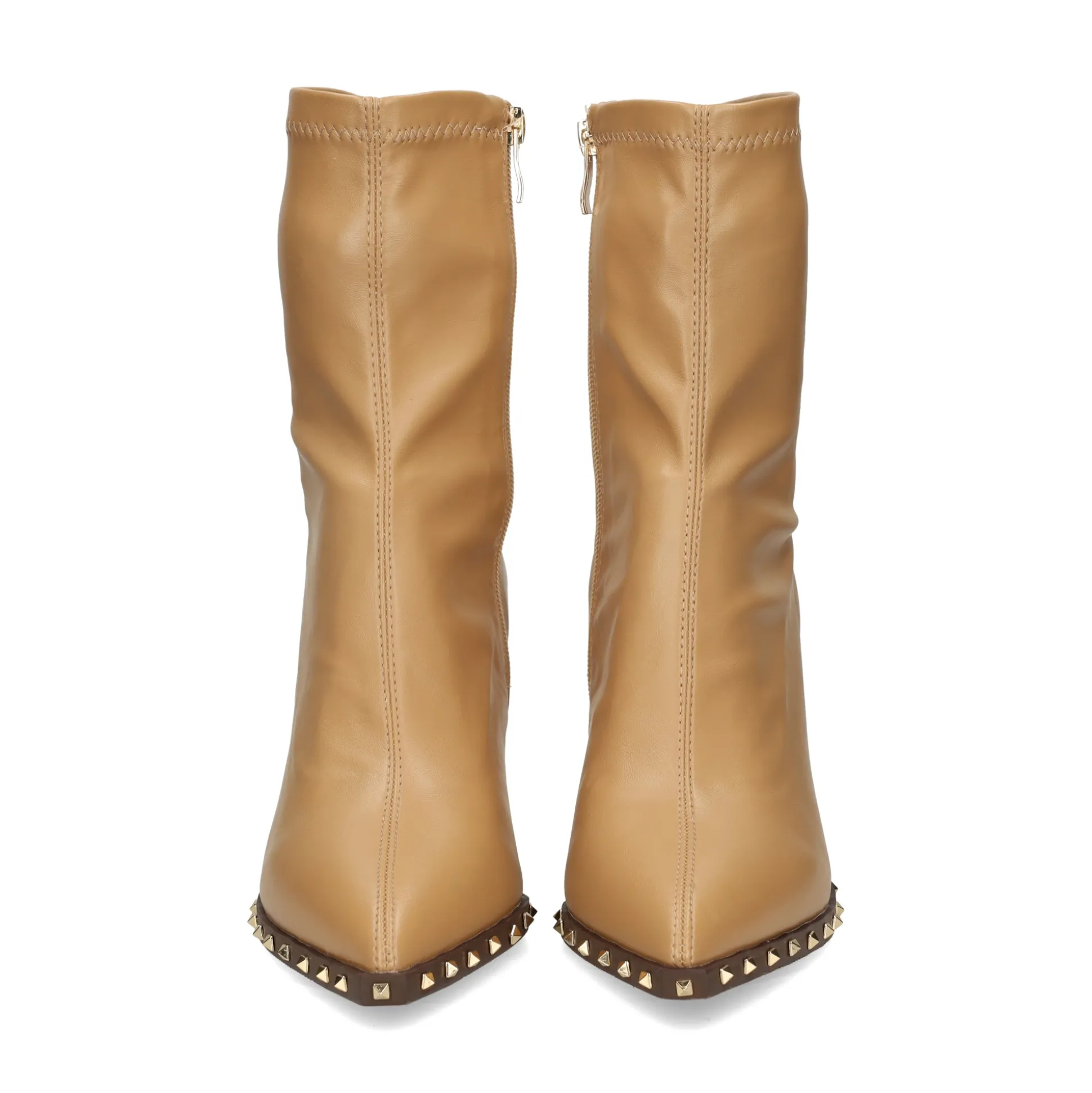 VIBES Botas con tacón de Mujer VB2306 SAND