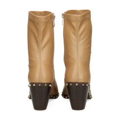 VIBES Botas con tacón de Mujer VB2306 SAND