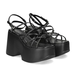VIC MATIE Sandalias con plataforma de Mujer 1E1164D 101 NEGRO